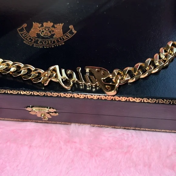 VINTAGE ✨Juicy Couture Gold pave Bracelet - Picture 4 of 6